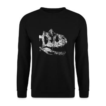 Carnotaurus - Unisex Pullover - Schwarz - Vorne - Alina (178cm) & Michal (187cm)