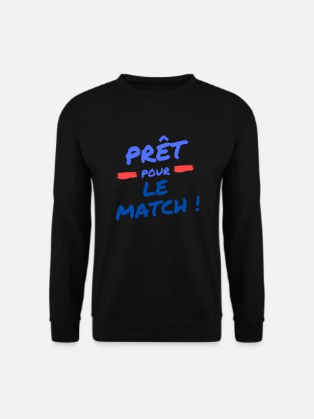 prêt pour le match - Sweat-shirt Unisexe - noir
