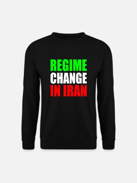 Regime change in iran - Unisex Sweatshirt - black