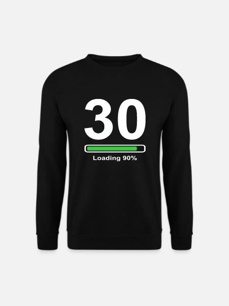 30th Birthday Gift - Unisex Sweatshirt - black
