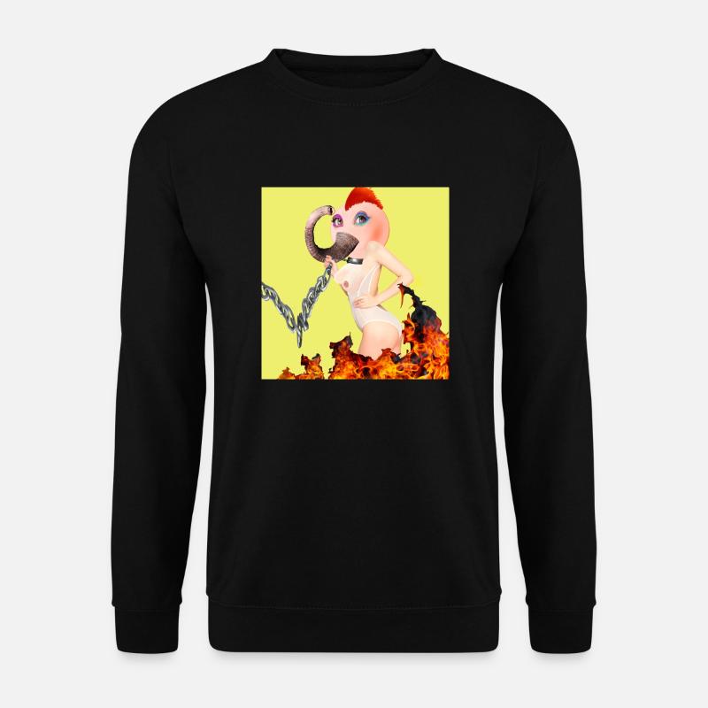 Bad Girl - Unisex Pullover - Schwarz