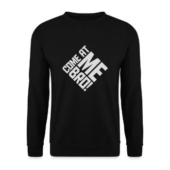 Viens à moi bro - Sweat-shirt Unisexe - noir - Devant - Alina (178cm) & Michal (187cm)