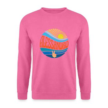 Alessandro Hemd Vintage Sunset Alessandro Groovy - Unisex Pullover - Pink - Vorne