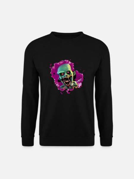 A Cute Zombie Violet Doyle - Unisex Pullover - Schwarz