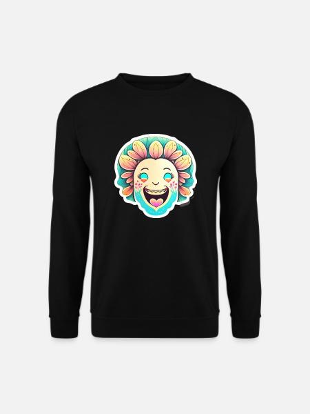 Glücklich in den Frühling - Unisex Pullover - Schwarz