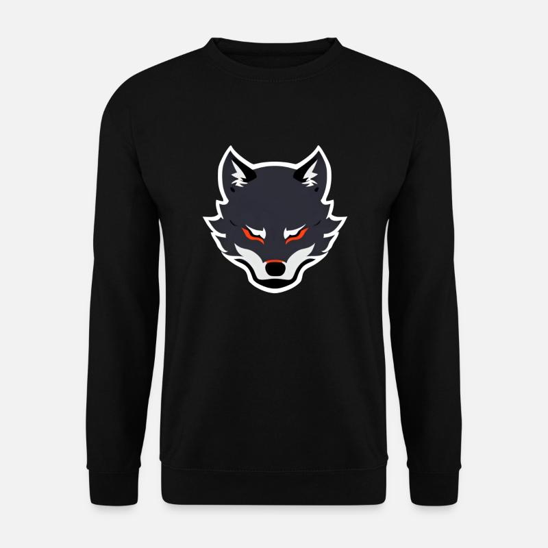Wolf - Unisex Sweatshirt - black