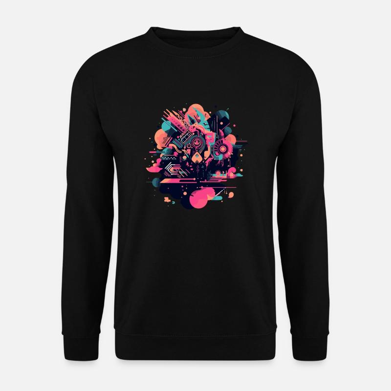 Abstract geometry - Unisex Sweatshirt - black