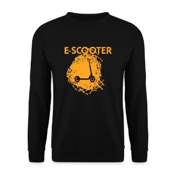 E-Scooter Roller Scooter - Sweat-shirt Unisexe - noir - Devant - Alina (178cm) & Michal (187cm)