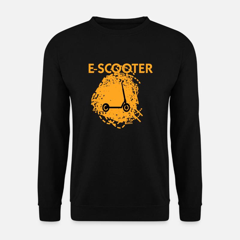 E-Scooter Roller Scooter - Sweat-shirt Unisexe - noir