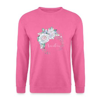 Für Amalia - Unisex Pullover - Pink - Vorne