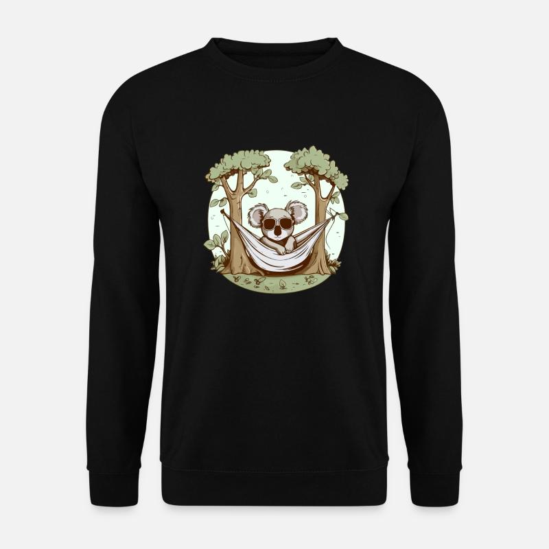 Arki der Koala - Unisex Pullover - Schwarz