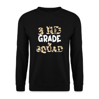 3rd Grade Teacher Gifts For Teachers - Unisex Sweatshirt - black - Front - Alina (178cm) & Michal (187cm)