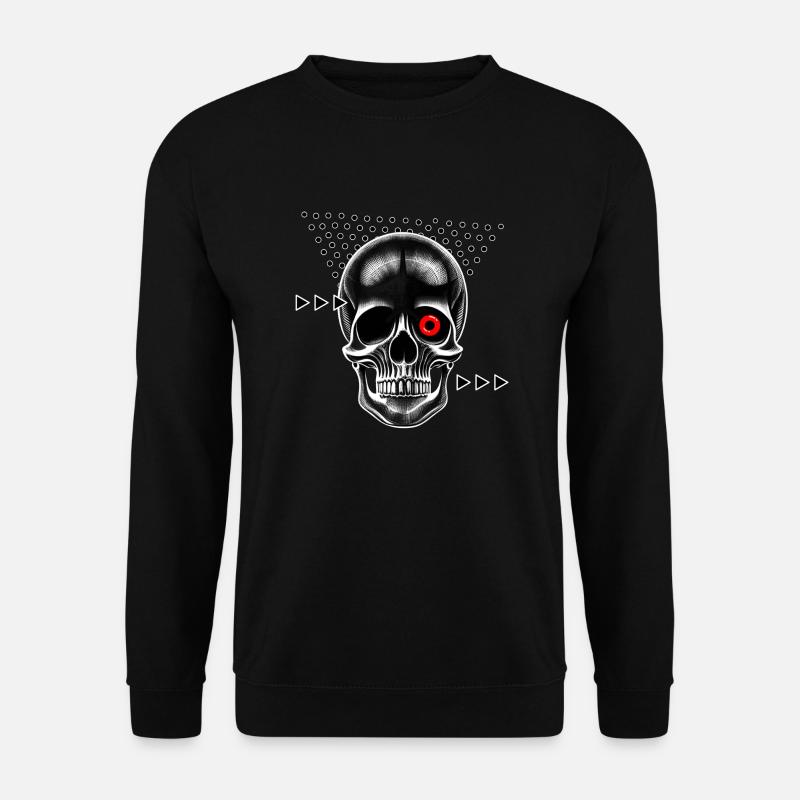 skull - Unisex Pullover - Schwarz