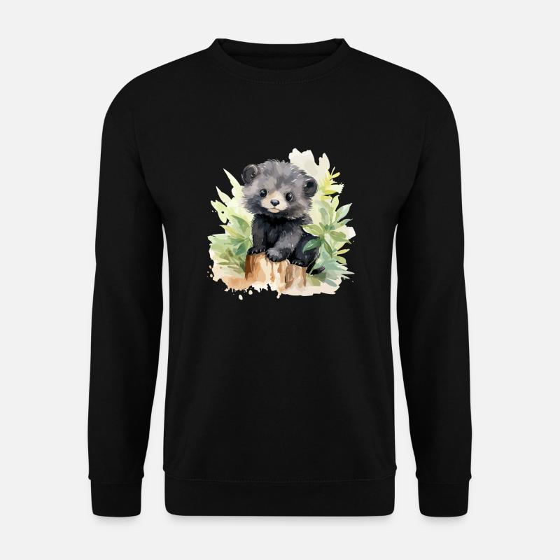 Braunbär - Unisex Pullover - Schwarz