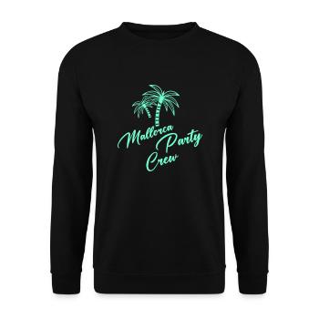 Majorque Party Crew - Sweat-shirt Unisexe - noir - Devant - Alina (178cm) & Michal (187cm)
