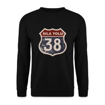 Kayseri - Sweat-shirt Unisexe - noir - Devant - Alina (178cm) & Michal (187cm)