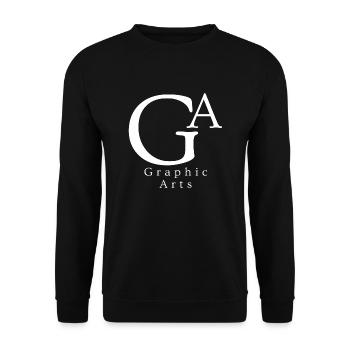 Arts graphiques - Sweat-shirt Unisexe - noir - Devant - Alina (178cm) & Michal (187cm)