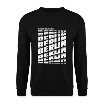 Berlin Schöneberg - Unisex Pullover - Schwarz - Vorne - Alina (178cm) & Michal (187cm)