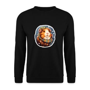 Süßer Gurkenkiller Meeri - Unisex Pullover - Schwarz - Vorne - Alina (178cm) & Michal (187cm)