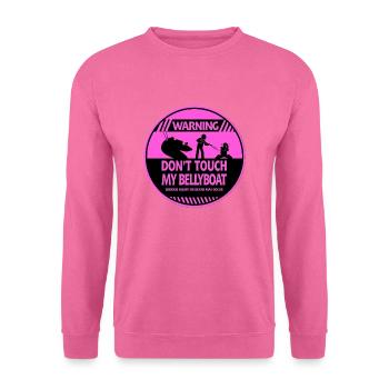 Bellyboat warning - Unisex Sweatshirt - pink - Front