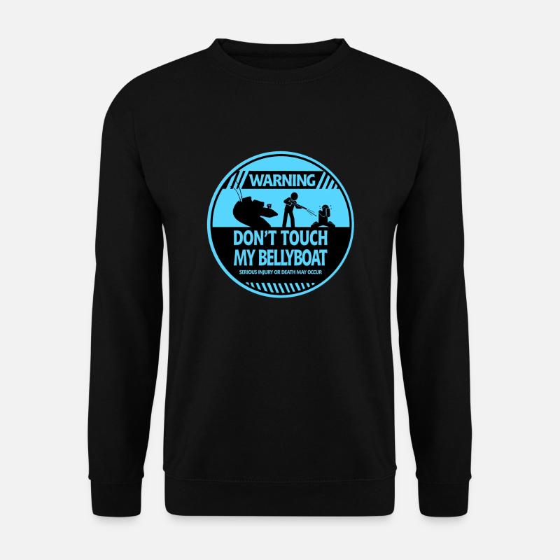 Bellyboat-Warnung - Unisex Pullover - Schwarz