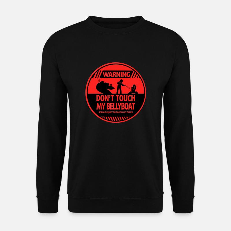 Bellyboat-Warnung - Unisex Pullover - Schwarz