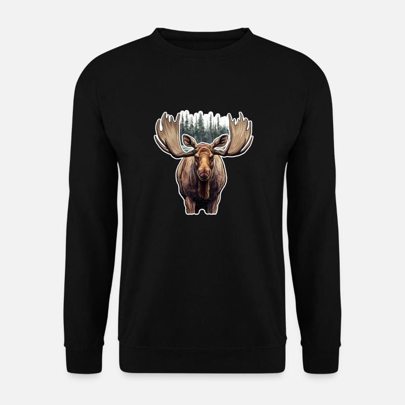 Elk - Unisex Sweatshirt - black