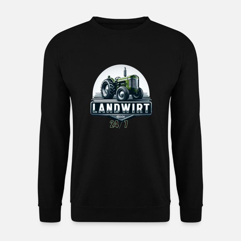landwirt code ll - Unisex Pullover - Schwarz