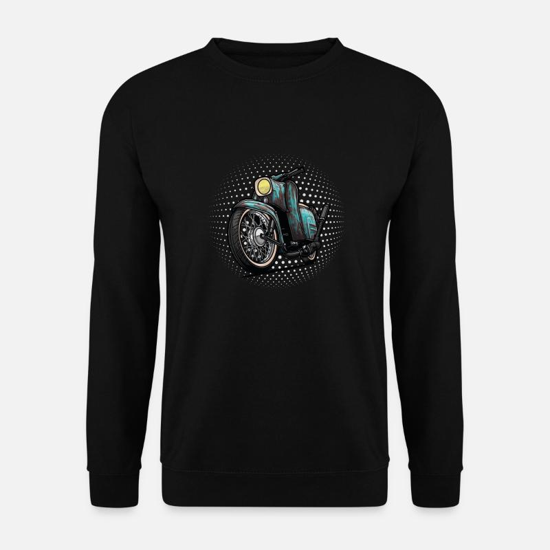 Schwalbe Tuning (turquoise / rust) // Illustration - Unisex Sweatshirt - black