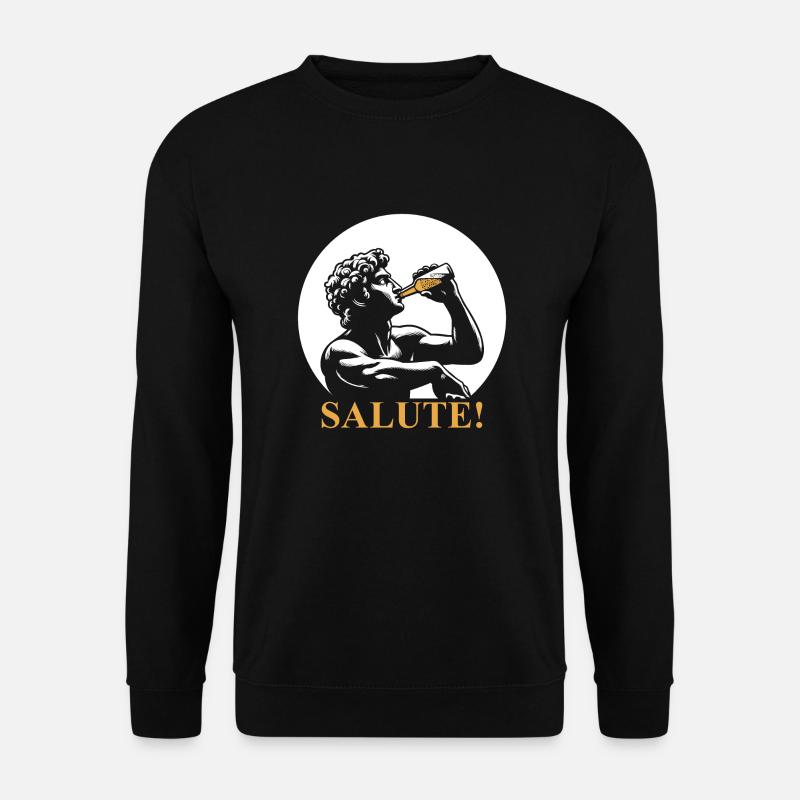 David à la taverne - Sweat-shirt Unisexe - noir