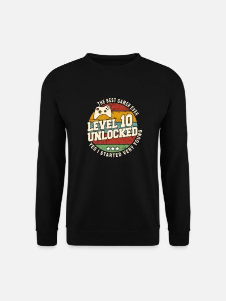 Original 2014 10th Anniversary Retro Geschenk - Unisex Pullover - Schwarz