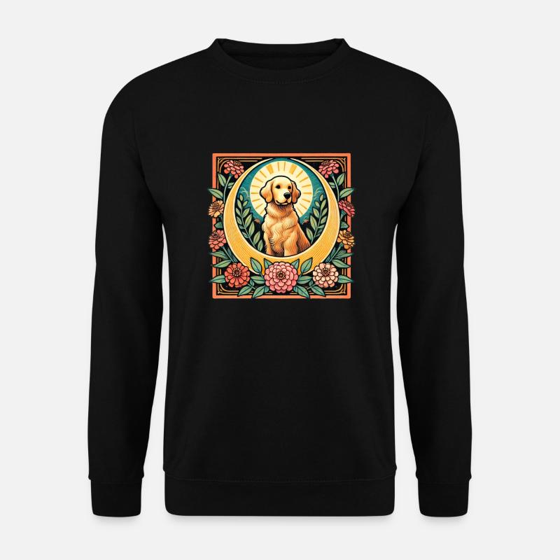 Golden Retriever - Unisex Pullover - Schwarz