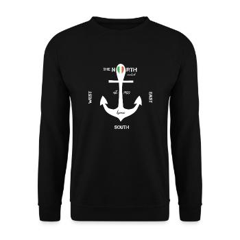 Irland irisch Dublin - Unisex Pullover - Schwarz - Vorne - Alina (178cm) & Michal (187cm)