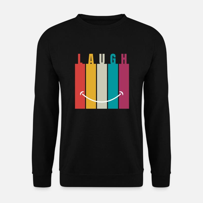 Colorful Laugh - Unisex Sweatshirt - black