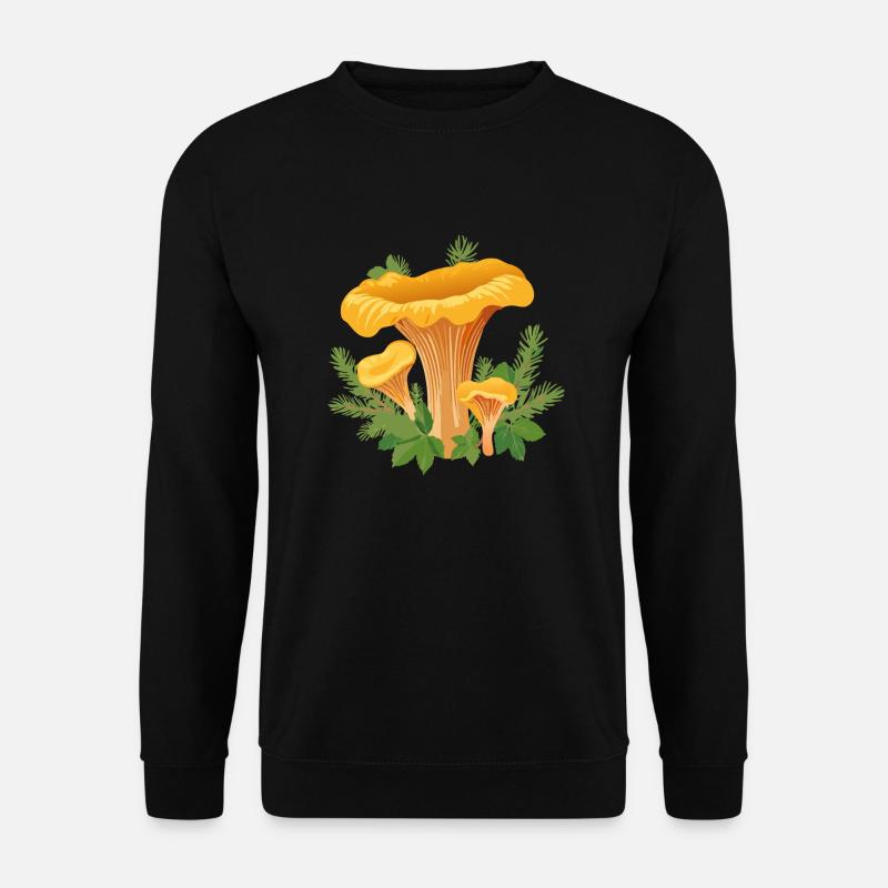 Pfifferlinge - Unisex Pullover - Schwarz