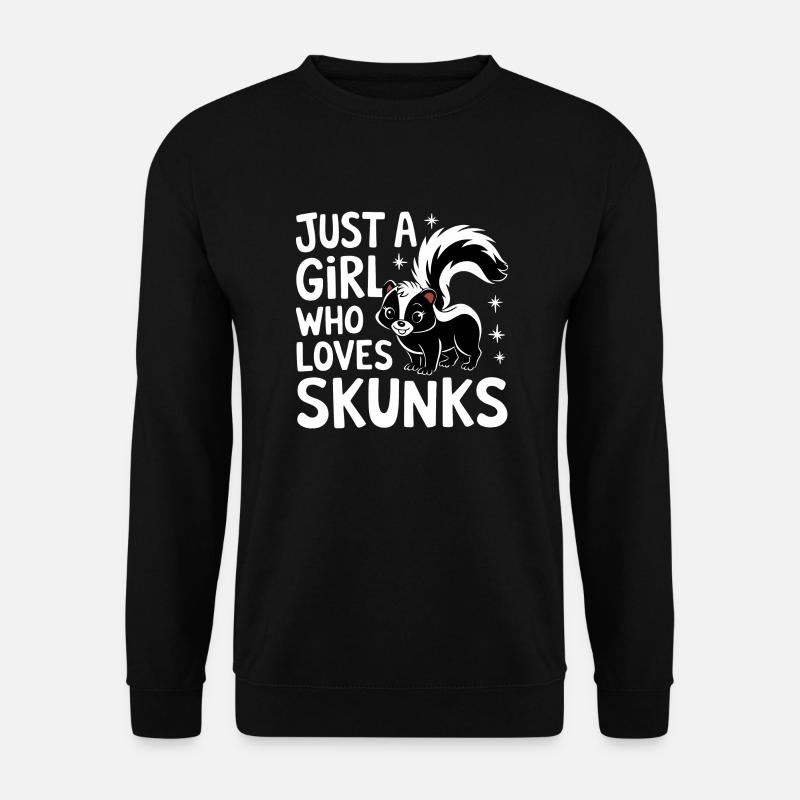 Animaux du zoo de mouffette - Sweat-shirt Unisexe - noir