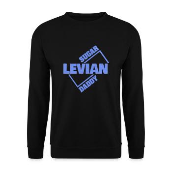 Sugar Daddy Levian - Unisex Sweatshirt - black - Front - Alina (178cm) & Michal (187cm)