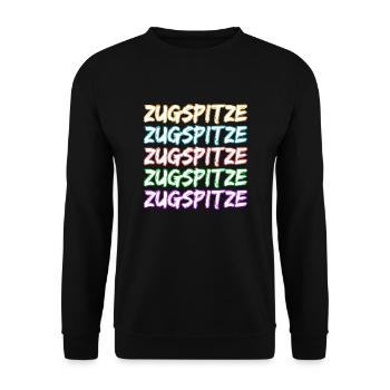 Climbing Zugspitze - Unisex Sweatshirt - black - Front - Alina (178cm) & Michal (187cm)