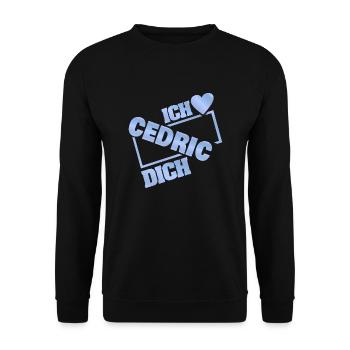 Couple Cedric - Unisex Pullover - Schwarz - Vorne - Alina (178cm) & Michal (187cm)