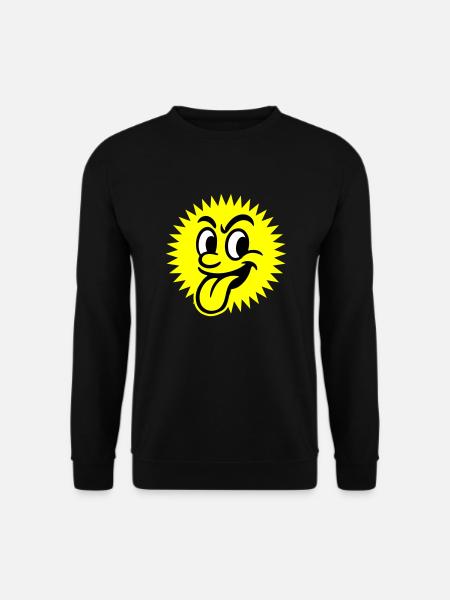 Sun Summer Face - Unisex Sweatshirt - black