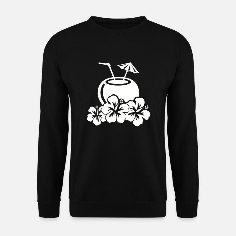 cocktail hibiskus - Unisex Pullover - Schwarz