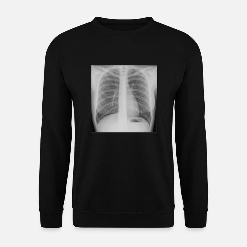 Lunge - Nichtraucher - Unisex Pullover - Schwarz