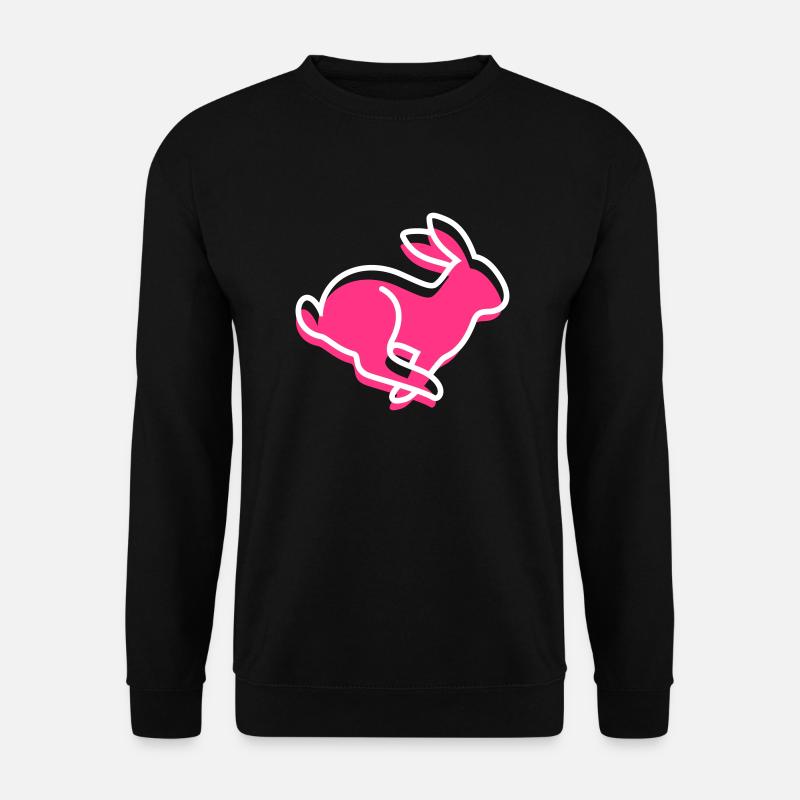 A Running Hare - Unisex Sweatshirt - black