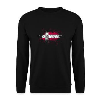 Danemark cadeau de drapeau danois drapeau danois - Sweat-shirt Unisexe - noir - Devant - Alina (178cm) & Michal (187cm)