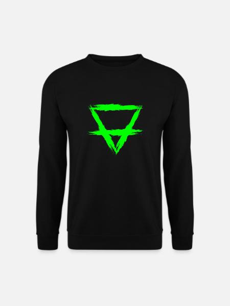Element symbol Earth - Unisex Sweatshirt - black