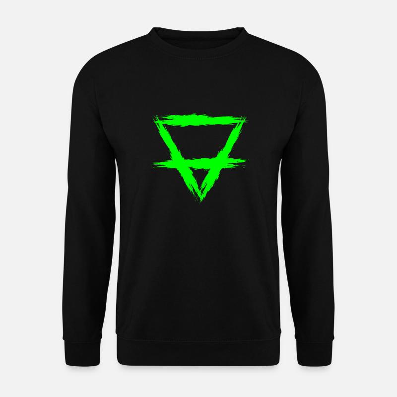 Element symbol Earth - Unisex Sweatshirt - black