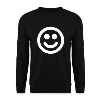 Sourire - Sweat-shirt Unisexe - noir - Devant - Alina (178cm) & Michal (187cm)