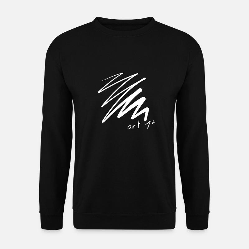 Lignes d’art - Sweat-shirt Unisexe - noir