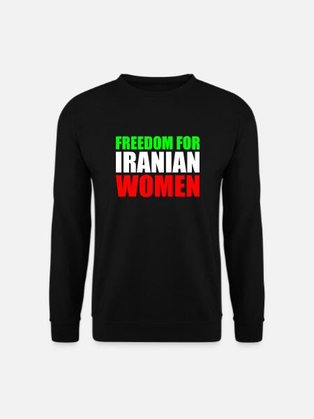 Freedom for iranian women - Unisex Sweatshirt - black