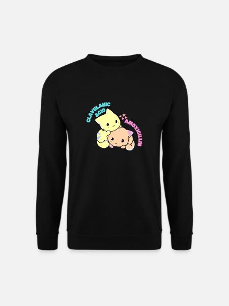 clavulanic acid amoxicillin - Unisex Sweatshirt - black